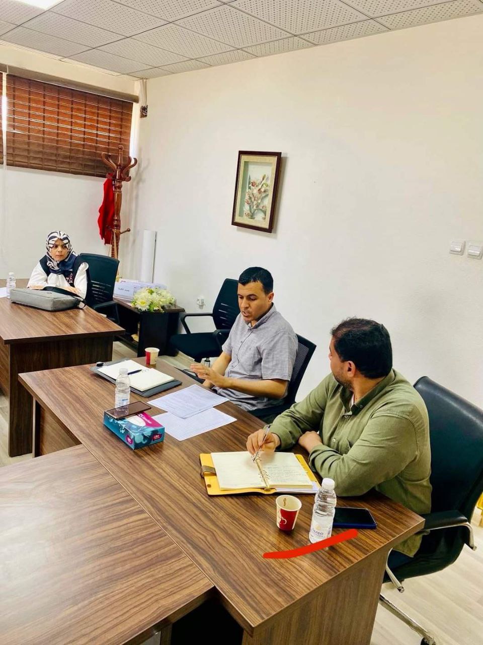 الاجتماع الأول بين إدارة  كلية القانون و مجلس نقابة محامي مصراتة
