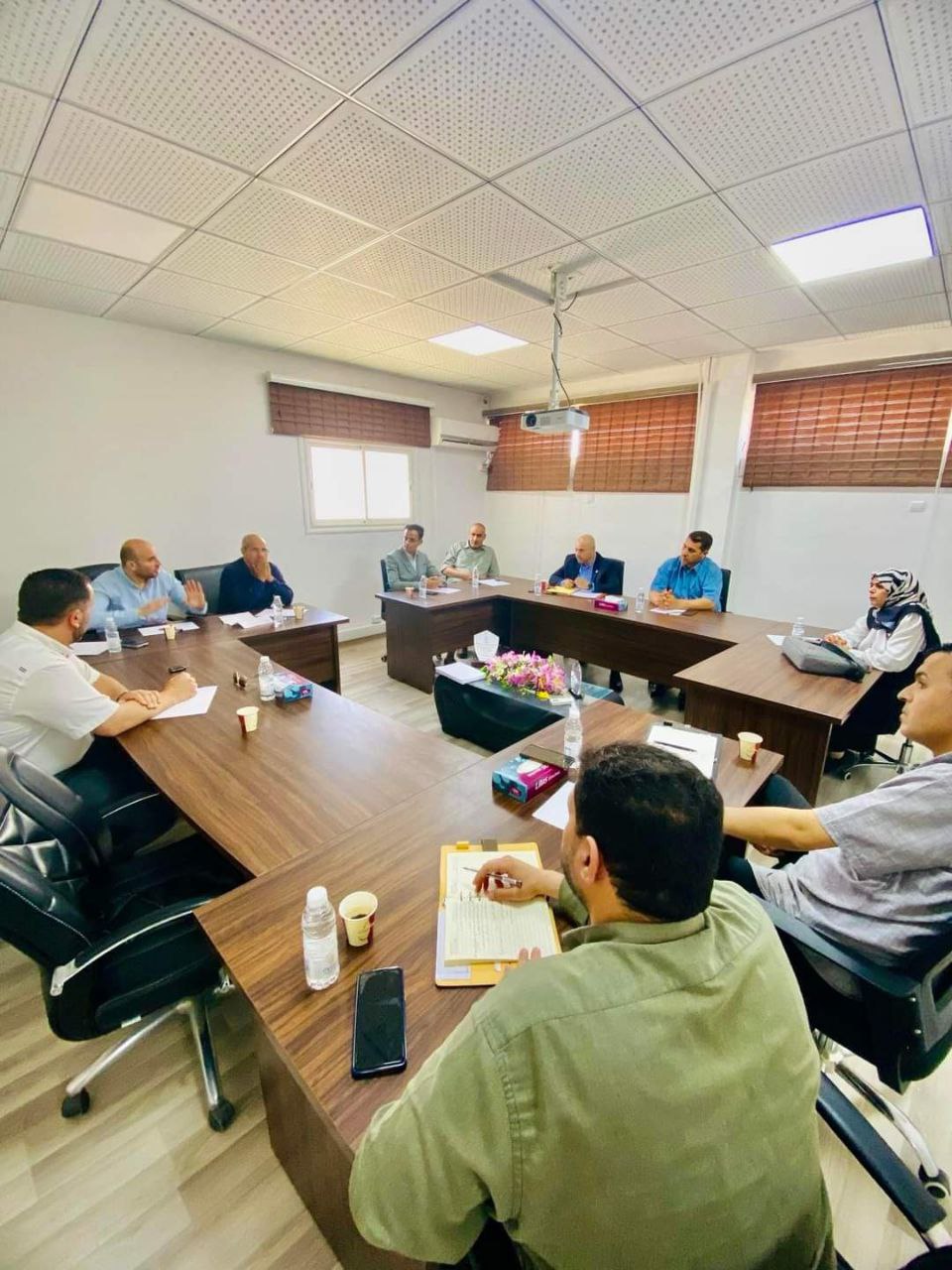 الاجتماع الأول بين إدارة  كلية القانون و مجلس نقابة محامي مصراتة