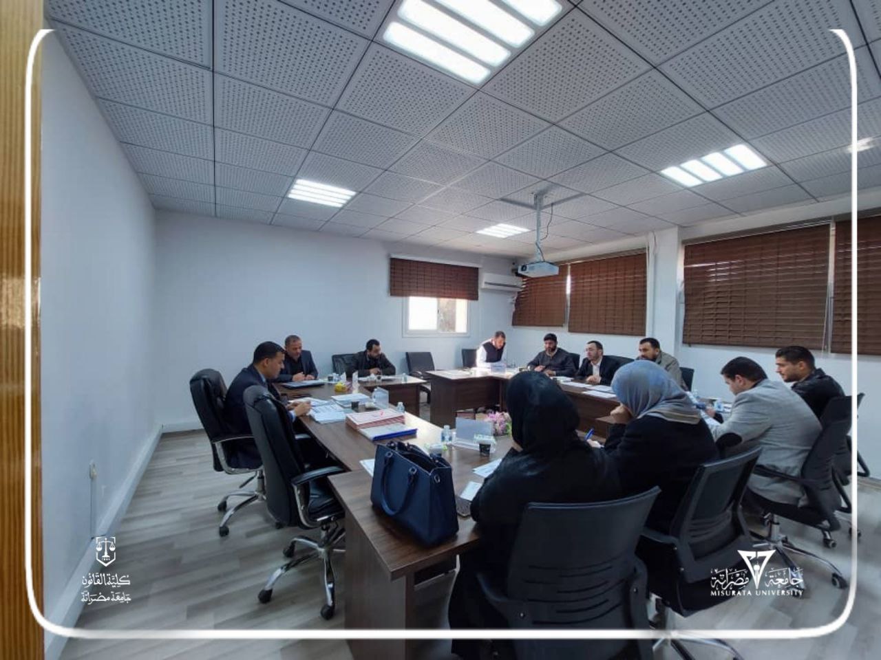 المجلس العلمي لكلية القانون يعقد اجتماعه العادي الأول لسنة 2025