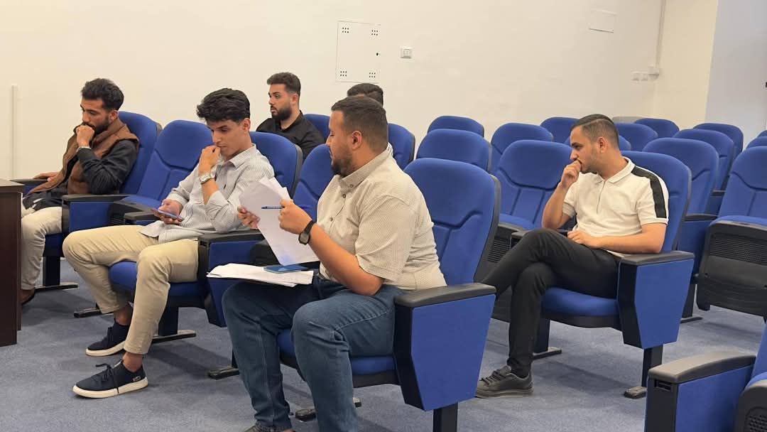 تحضيرات فريق النخبة الممثل لكلية القانون - جامعة مصراتة