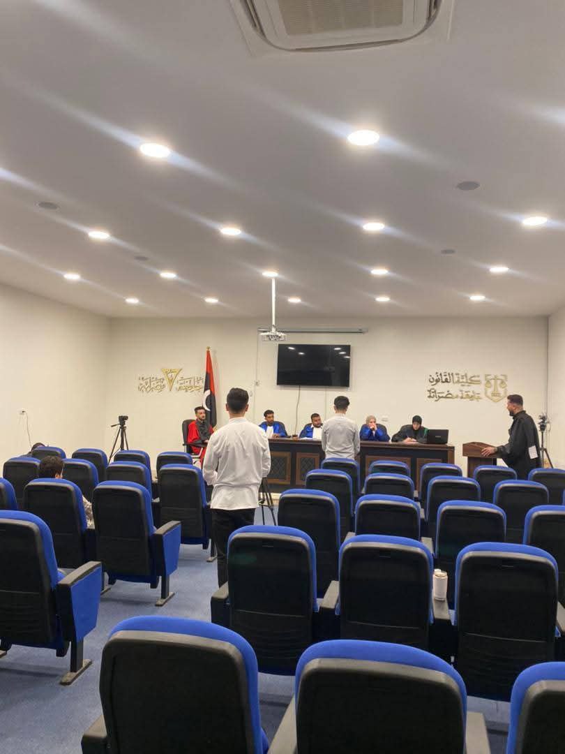 تحضيرات فريق النخبة الممثل لكلية القانون - جامعة مصراتة