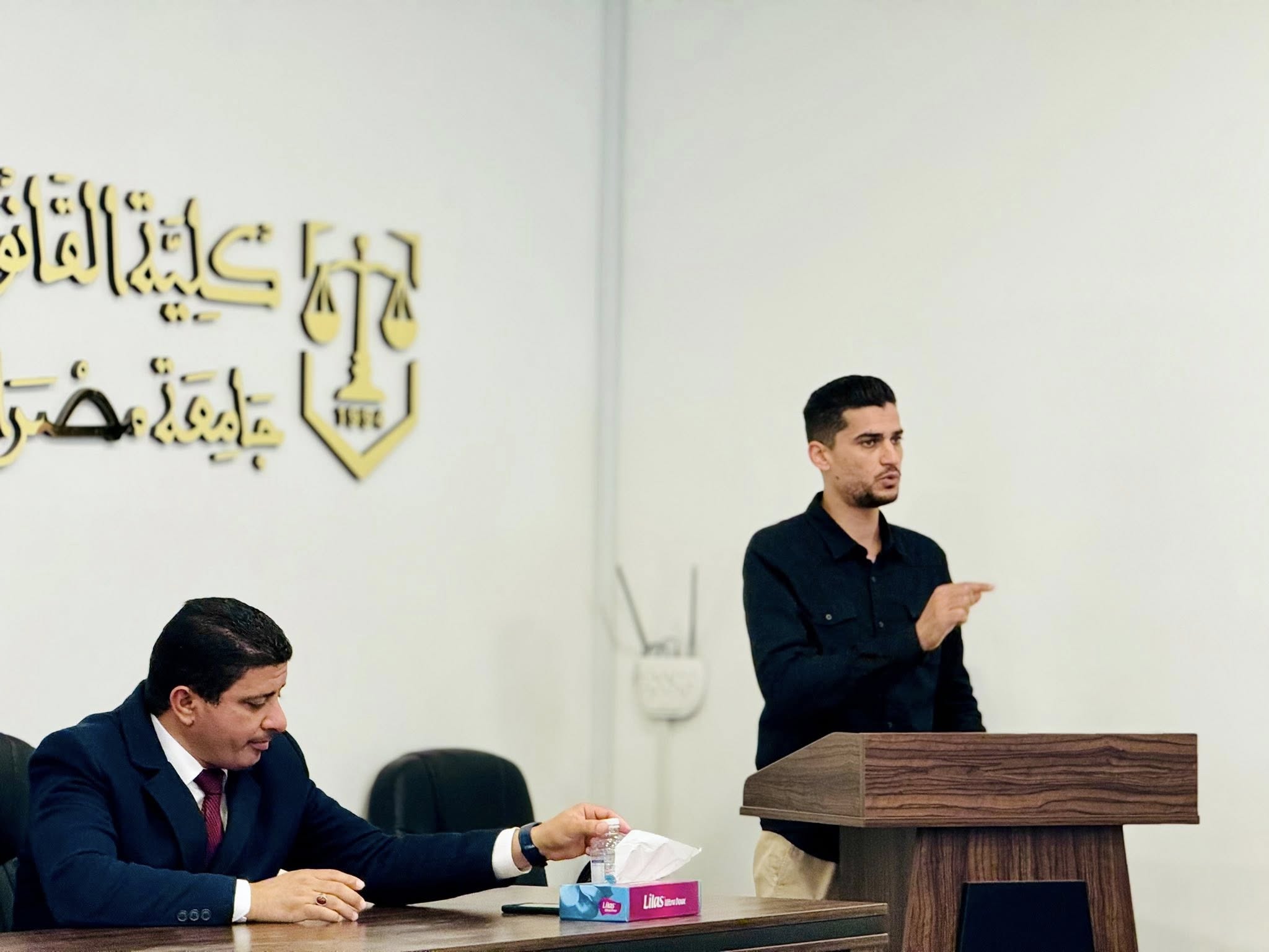 كلية القانون بجامعة مصراتة تقييم ملتقا تعريفيا لطلابها الجدد